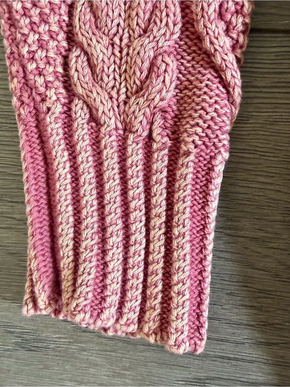 CALLAHAN Revolve Women's Pink Cable Knit Sweater - Boatneck - Size XS - Picture 7 of 9